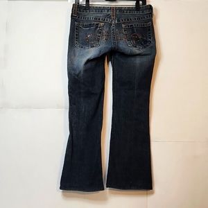 Bebe Hiphugger Low Rise Denim Jeans Size 27
